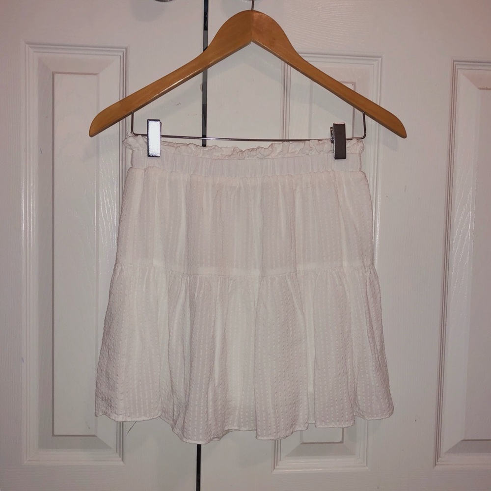 White skirt
